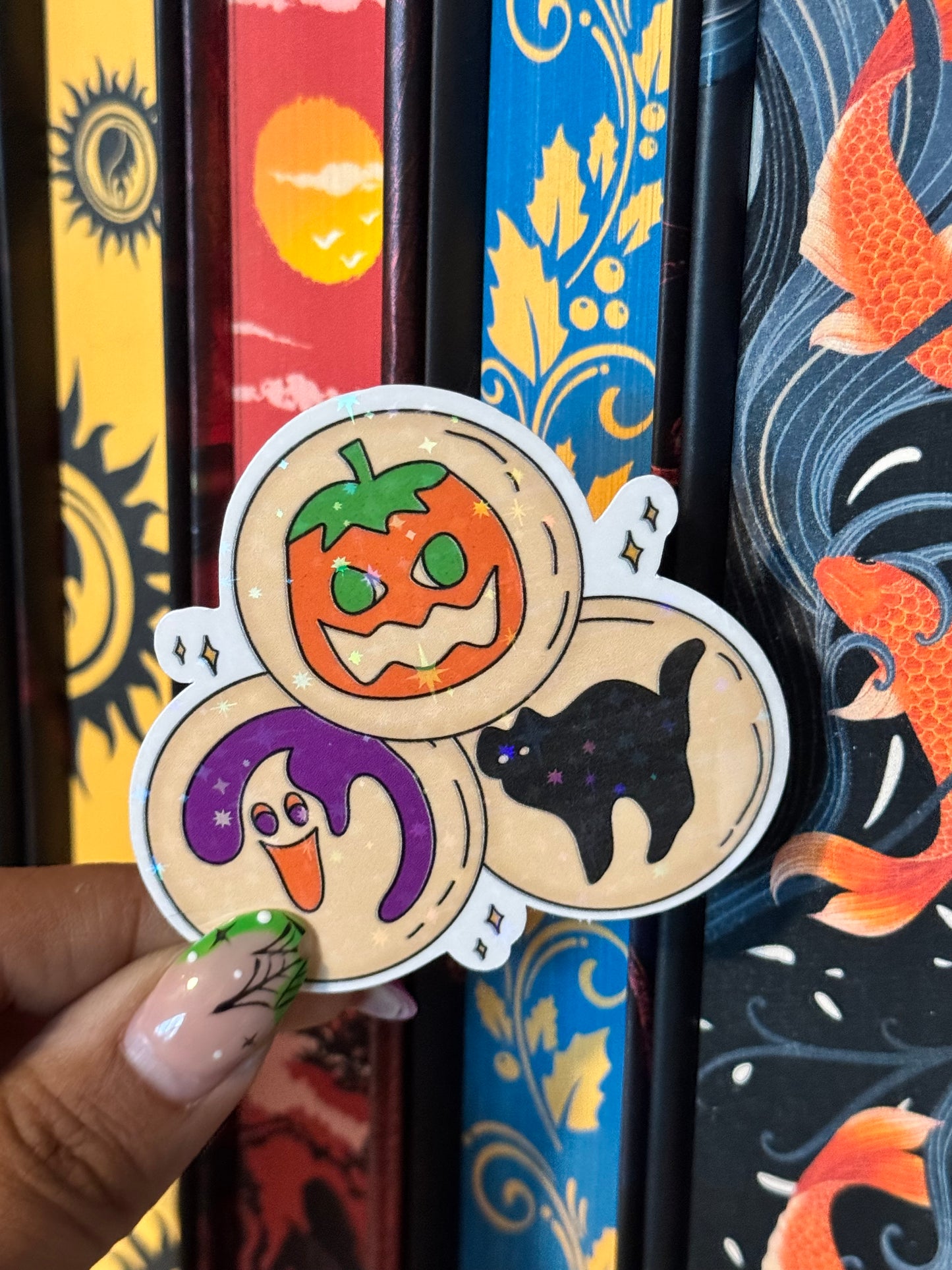 Halloween cookie sticker